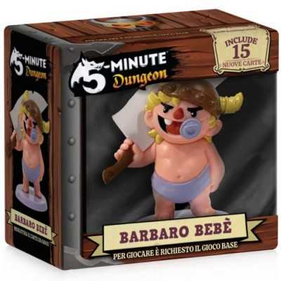 BARBARO BEBE' espansione per 5 MINUTE DUNGEON dv games IN ITALIANO età 8+ daVinci Games - 1