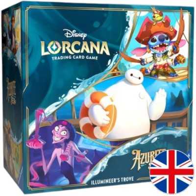 ILLUMINEERS TROVE set 6 AZURITE SEA disney LORCANA trading card game IN INGLESE età 8+ Ravensburger - 1