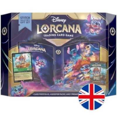 STITCH GIFT SET da collezione AZURITE SEA disney LORCANA trading card game IN INGLESE età 8+ Ravensburger - 1