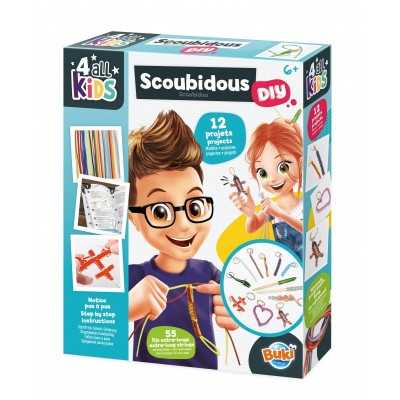BRACCIALETTI diy scoubidous KIT ARTISTICO con 12 progetti BUKI età 6+ BUKI - 1