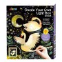 CREA LA TUA SCATOLA LUMINOSA create your own light box SCRATCH kit artistico AVENIR età 6+ BUKI - 1