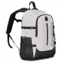 ZAINO invicta INVICT-ACT PLUS striscia LED scuola GRIGIO logo GRS Invicta - 3