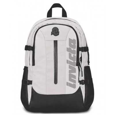 ZAINO invicta INVICT-ACT PLUS striscia LED scuola GRIGIO logo GRS Invicta - 1
