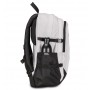 ZAINO invicta INVICT-ACT PLUS striscia FIBRA OTTICA scuola GRIGIO logo GRS Invicta - 3