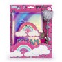 DIARIO SEGRETO tricoastal RIFLETTENTE con penna e lucchetto ARCOBALENO TRI COASTAL DESIGN - 1