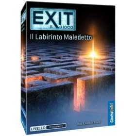 EXIT il gioco IL LABIRINTO MALEDETTO livello principiante ESCAPE ROOM giochi uniti IN ITALIANO età 10+ Giochi Uniti - 1