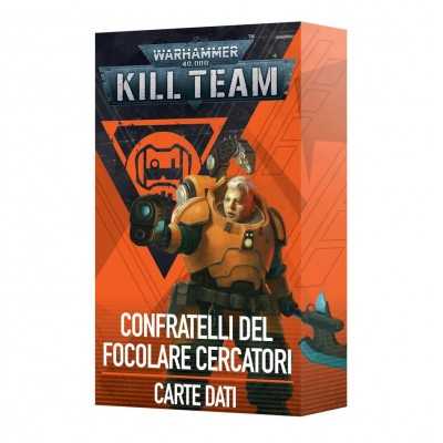 CARTE DATI warhammer 40k KILL TEAM mazzo CONFRATELLI DEL FOCOLARE CERCATORI datasheet cards IN ITALIANO età 12+ Games Workshop -