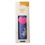 BORRACCIA in acciaio inox 304 VOL 500ML seven CUORE cartomania BLU caldo e freddo TENUTA STAGNA SEVEN - 2