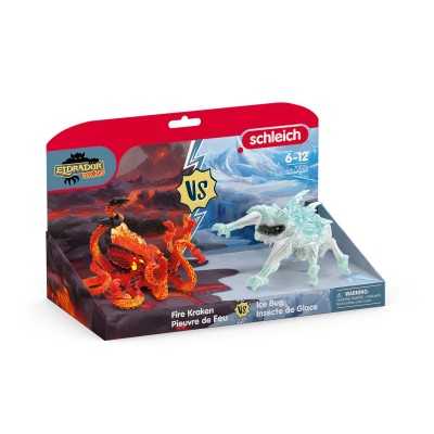 ICE BUG VS FIRE KRAKEN coleottero di ghiaccio contro kraken di fuoco ELDRADOR 70826 SCHLEICH età 6+ Schleich - 1