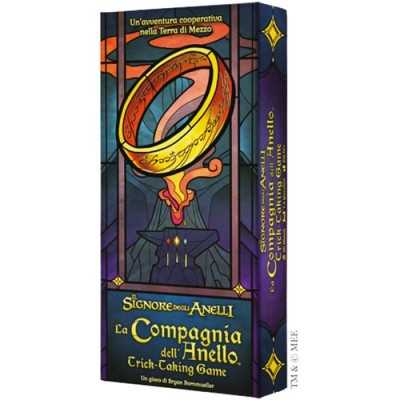 LA COMPAGNIA DELL'ANELLO il signore degli anelli TRICK TAKING GAME gioco da tavolo IN ITALIANO età 10+ Asmodee - 1