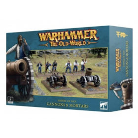CANNONS & MORTARS set di miniature EMPIRE OF MAN warhammer THE OLD WORLD età 12+ Games Workshop - 1