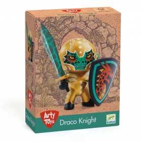 DRACO KNIGHT cavaliere ARTY TOYS action figure DJECO in resina DJ06915 età 4+ Djeco - 1
