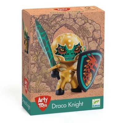DRACO KNIGHT cavaliere ARTY TOYS action figure DJECO in resina DJ06915 età 4+ Djeco - 1
