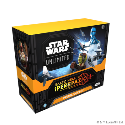 SALTO NELL'IPERSPAZIO prerelease box STAR WARS UNLIMITED gioco da tavolo IN ITALIANO età 12+ Asmodee - 1