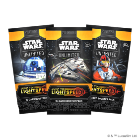 JUMP TO LIGHTSPEED booster pack STAR WARS UNLIMITED mazzo di carte IN INGLESE età 12+ Asmodee - 1
