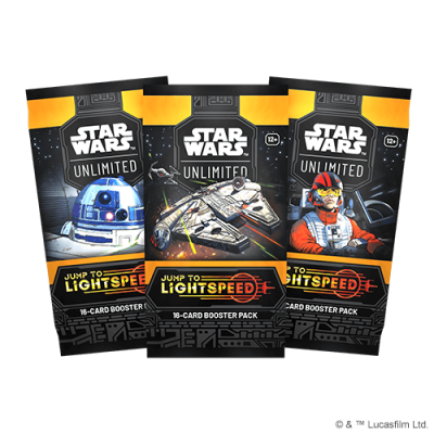 JUMP TO LIGHTSPEED booster pack STAR WARS UNLIMITED mazzo di carte IN INGLESE età 12+ Asmodee - 1