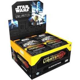 JUMP TO LIGHTSPEED box da 24 booster pack STAR WARS UNLIMITED mhytic bundle IN INGLESE età 12+ Asmodee - 1
