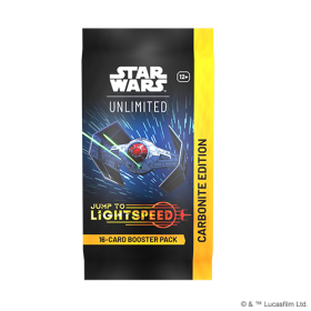 CARBONITE BOOSTER tiratura limitata JUMP TO LIGHTSPEED star wars unlimited IN INGLESE età 12+ Asmodee - 1