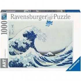 PUZZLE 1000 PEZZI ravensburger LA GRANDE ONDA great wave KANAGAWA art collection ORIGINALE