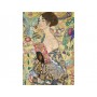 PUZZLE 1000 PEZZI ravensburger SIGNORA CON VENTAGLIO art collection KLIMT verticale Ravensburger - 2