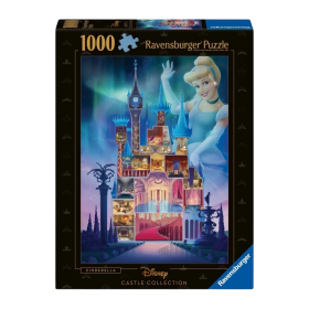 PUZZLE 1000 PEZZI ravensburger CENERENTOLA disney CINDARELLA castle collection VERTICALE