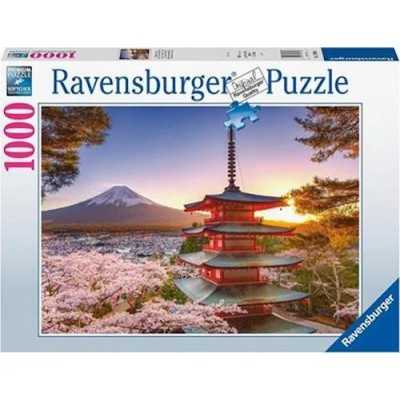 PUZZLE 1000 PEZZI ravensburger CILIEGI IN FIORE originale MONTE FUJI Ravensburger - 1