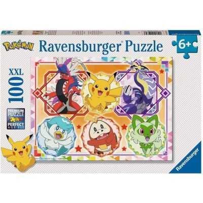 PUZZLE 100 PEZZI XXL ravensburger POKEMON scarlatto e violetto CM 36 X 49 età 6+ Ravensburger - 1