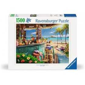 PUZZLE 1500 PEZZI ravensburger CHIOSCO IN SPIAGGIA originale CM 80 X 60