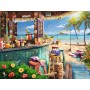 PUZZLE 1500 PEZZI ravensburger CHIOSCO IN SPIAGGIA originale CM 80 X 60 Ravensburger - 2