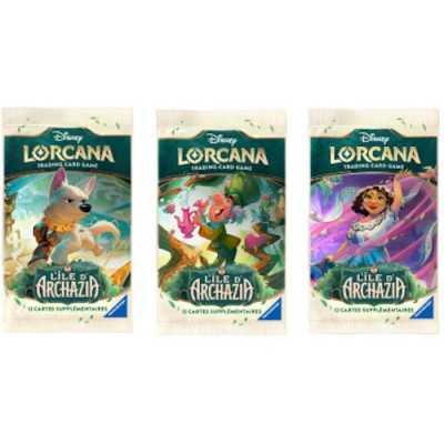 BOOSTER PACK bustina per ARCHAZIA'S ISLAND disney LORCANA trading card game IN INGLESE età 8+ Ravensburger - 1