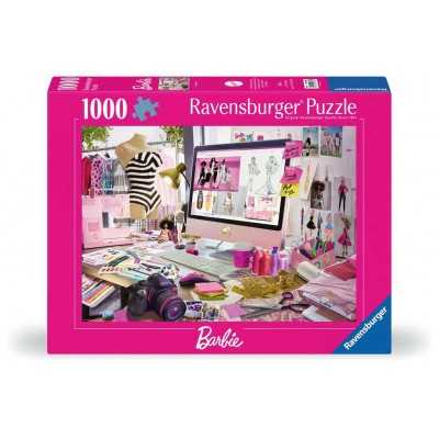 PUZZLE 1000 PEZZI ravensburger BARBIE originale ARTISTS DESK softclick Ravensburger - 1
