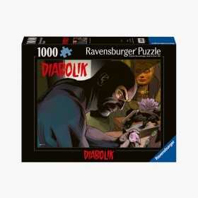 PUZZLE 1000 PEZZI ravensburger DIABOLIK originale E IL DIAMANTE ROSA softclick