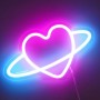 LAMPADA LED EFFETTO NEON insegna luminosa IT'S A SIGN legami CUORE san valentino Legami - 2