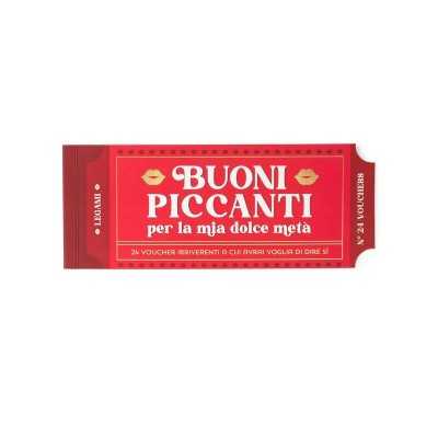 BLOCCHETTO DA 24 VOUCHER in italiano BUONI PICCANTI legami PER COPPIA san valentino Legami - 1