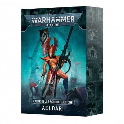 CARTE DELLE SCHEDE TECNICHE mazzo AELDARI warhammer 40k IN ITALIANO età 12+ Games Workshop - 1