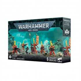 DRAGONI DI FUOCO set di 6 miniature FIRE DRAGONS warhammer 40k AELDARI età 12+