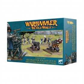HELBLASTER VOLLEY GUN & HELSTORM ROCKET BATTERY set di 8 miniature WARHAMMER the old world EMPIRE OF MAN età 12+ Games Workshop 