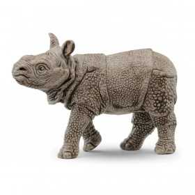RINOCERONTE INDIANO CUCCIOLO animali in resina SCHLEICH miniatura WILD LIFE 14860 età 3+ Schleich - 1