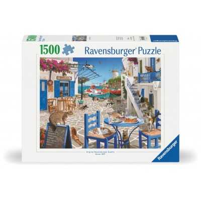 PUZZLE 1500 PEZZI ravensburger CATS OF MYKONOS originale GRECIA softclick Ravensburger - 1