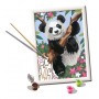 CREART kit artistico PANDA ravensburger 15 COLORI con cornice SERIE D età 9+ Ravensburger - 3