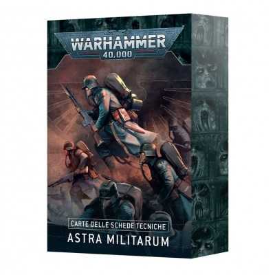 CARTE DELLE SCHEDE TECNICHE mazzo ASTRA MILITARUM warhammer 40k IN ITALIANO età 12+ Games Workshop - 1