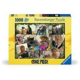 PUZZLE 1000 PEZZI ravensburger ONE PIECE originale PIRATE LIFE softclick