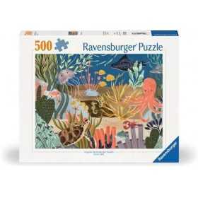 PUZZLE 500 PEZZI ravensburger OCEAN WHIMSY originale 49 X 36 CM