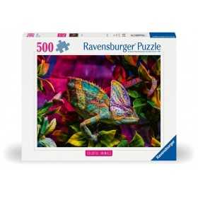 PUZZLE 500 PEZZI ravensburger CAMALEONTE originale 49 X 36 CM