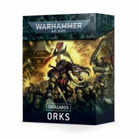 MAZZO DI CARTE DATI data cards ORKI warhammer 40k IN ITALIANO età 12+