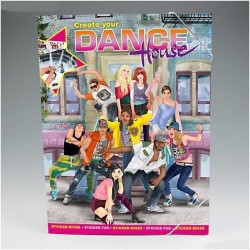 ALBUM CREA LA TUA DANCE HOUSE create your TOP MODEL adesivi stickers Topmodel DEPESCHE creativo da colorare