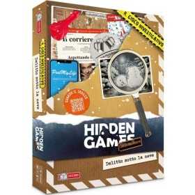 DELITTO SOTTO LA NEVE gioco investigativo HIDDEN GAMES ms edizioni IN ITALIANO età 14+ MS Edizioni - 1