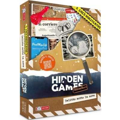 DELITTO SOTTO LA NEVE gioco investigativo HIDDEN GAMES ms edizioni IN ITALIANO età 14+ MS Edizioni - 1