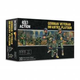 GERMAN VETERAN INFANTRY PLATOON miniature BOLT ACTION warlord games IN PLASTICA età 14+ Warlord Games - 1