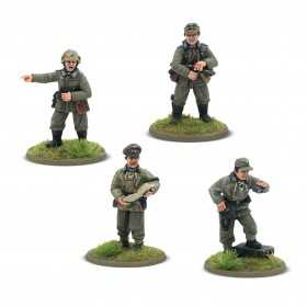 GERMAN HEER PLATOON COMMANDERS miniature BOLT ACTION warlord games IN RESINA età 14+ Warlord Games - 1